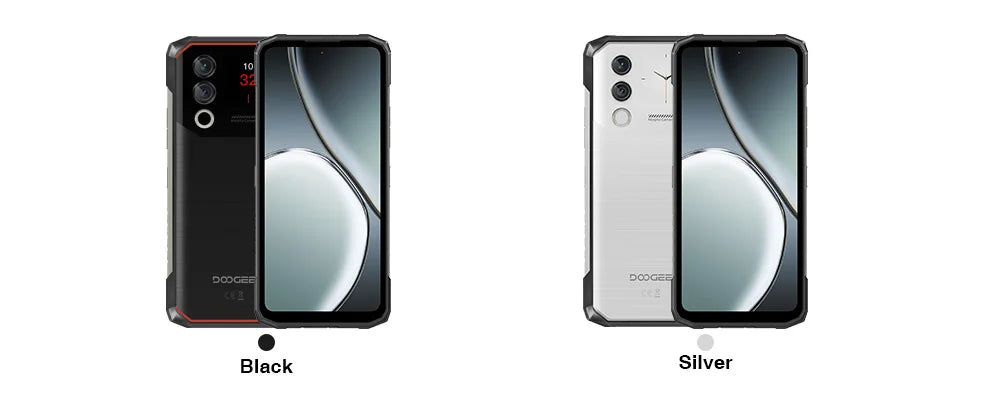 DOOGEE Blade10 Max Rugged Phone 6.56" 90Hz IPS Display 10300mAh Battery Phone 8GB 256GB 1.54" Rear Display 50MP AI Main Camera