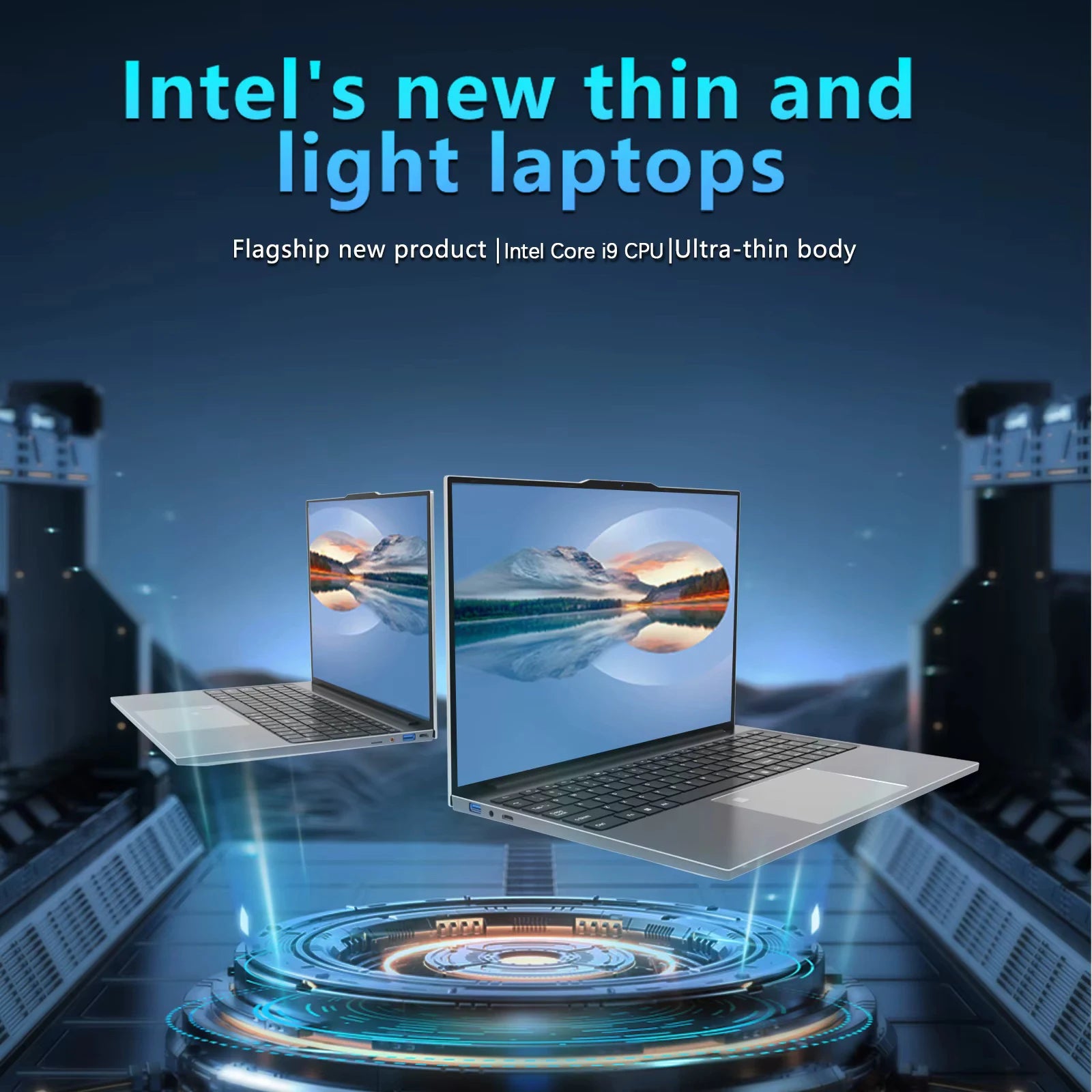 2026 Windows 11 15.6" Ultra Slim Portable Laptop intel Core  i9-9900U 16GB RAM 1TB 2TB SSD Fingerprint Office Gaming Laptop PC