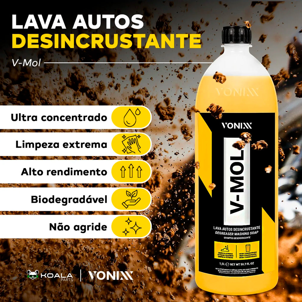 Auto Shampoo Lava Heavy Cleaning Clay Vmol 1.5L Vonixx