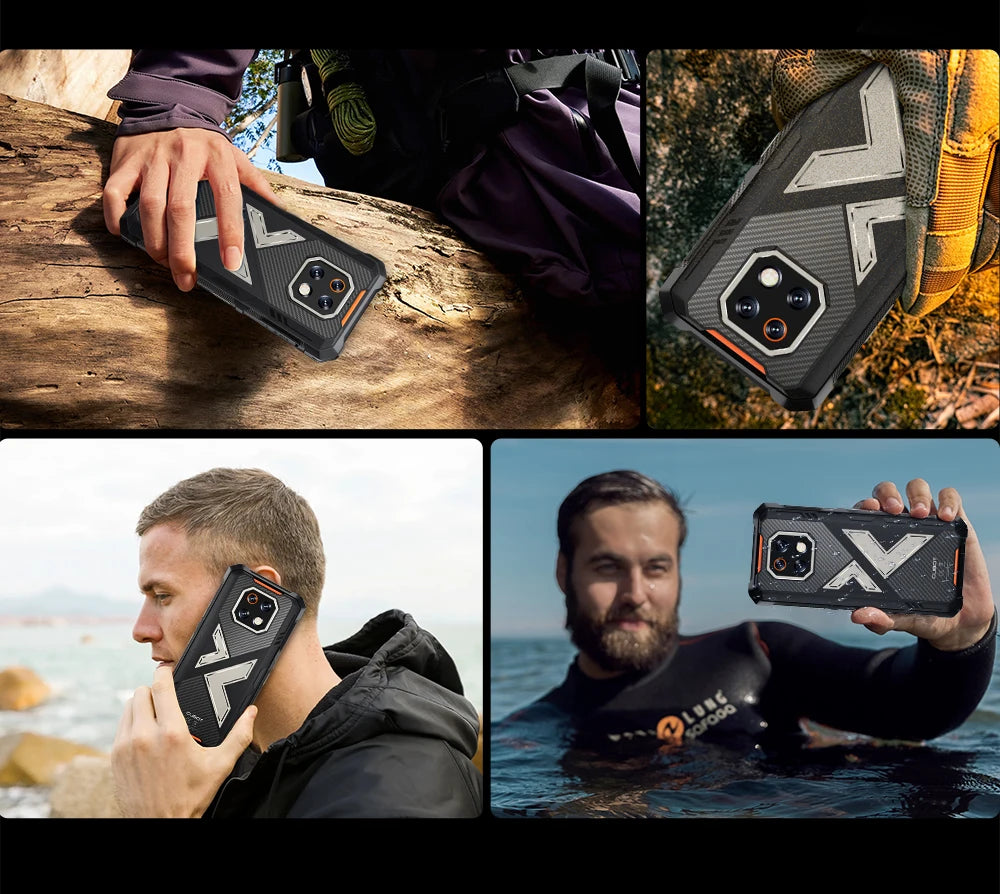 Cubot Rugged Smartphone Android 15 King Kong ES 3, 10200mAh Battery, Up to 16GB+256GB, 6.745" Screen, 120Hz,48MP Camera, NFC,GPS