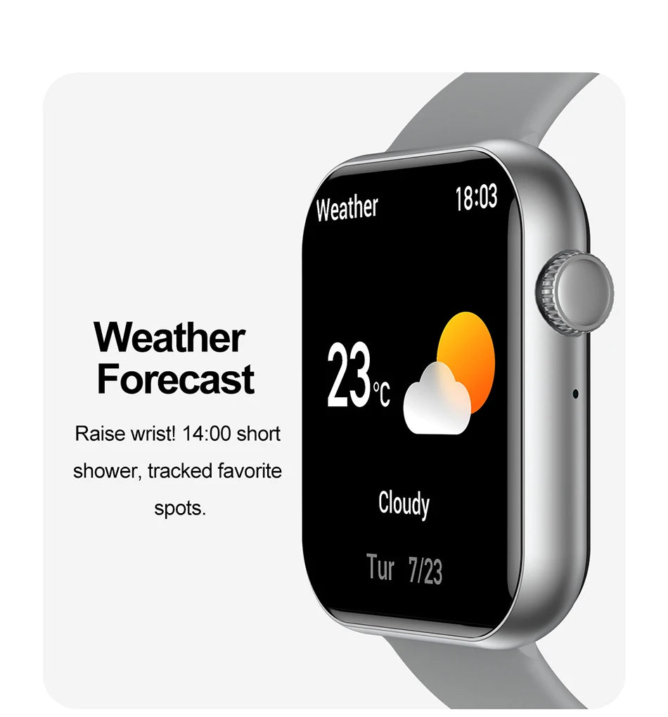 2026 New Popular Smartwatch Full Touch Screen Bluetooth Call Heart Rate IP68 Waterproof Watches Sports Bracelet SmartWatch Women