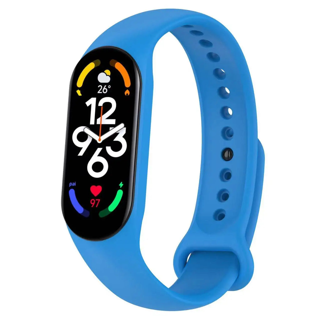 Sports Silicone Strap For Xiaomi Mi Band 7 6 5 4 3 Bracelet Wristband Miband 7 Belt strap For mi band 6 5 4 3 Correa Accessories