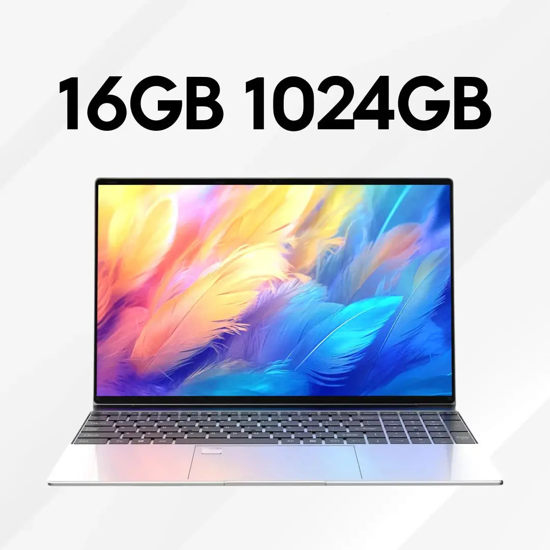 Hot 17.3" Notebook Intel Pentium 6500Y 32GB 2TB Windows 11 Large Screen  Fingerprint Unlock Office Gaming Laptop Computer PC