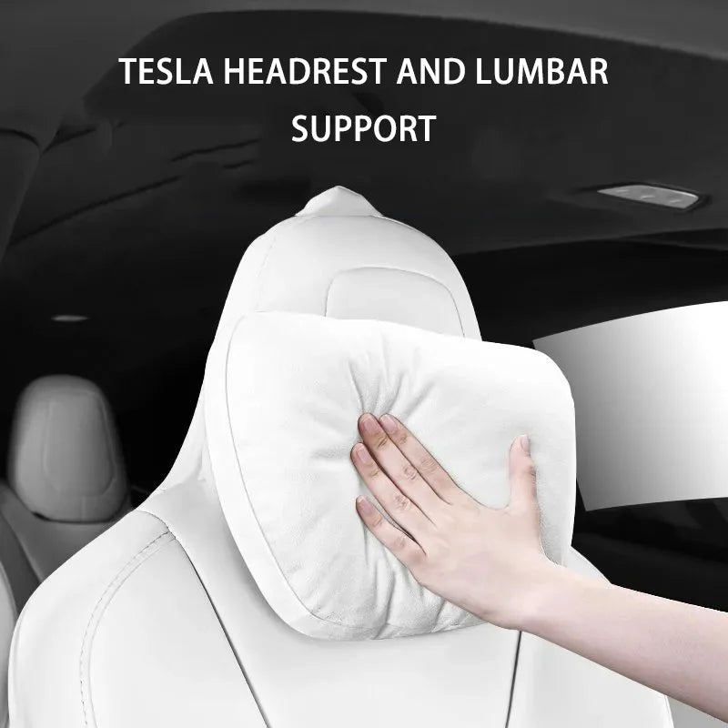 Car Headrest Car Pillow Waist pillow Tesla Model Y Juniper Tesla Model 3 Highland Model S Car Accessories 2024 2025 2026