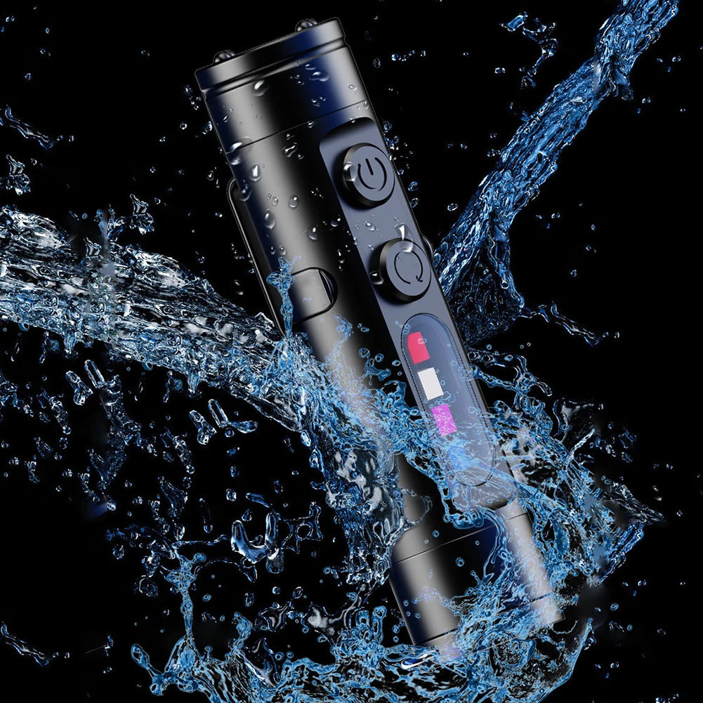 Taclite Mini Flashlight - The Ultimate Everyday Micro Tool Emergency Rechargeable LED Magnetic Tactical Flashlight with Hat Clip