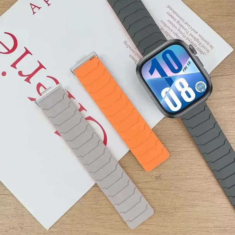 Magnetic Silicone Strap For Huawei Watch Fit 5/4/3 Sports Comfortable Replacement Wristband Huawei Watch Fit 4-5 Pro Accessories