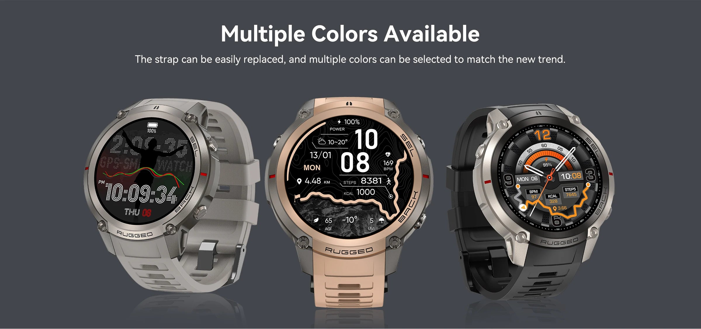 2026New Outdoor GPS Smart Watch Offline Maps Download Compass Tracking 5ATM Waterproof Tactics Sport Smart Bracelet For Men gift