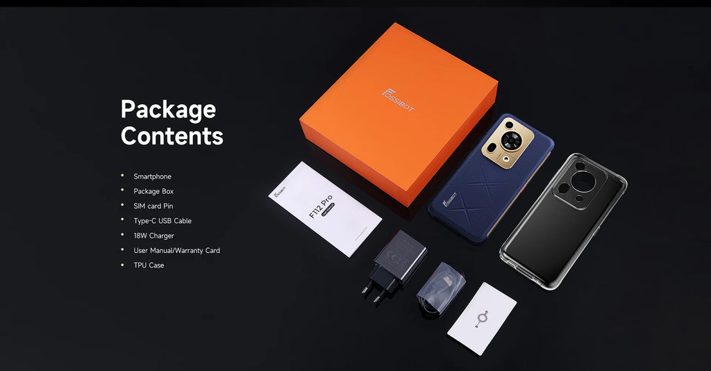 [World premiere] Fossibot F112 PRO 5G Rugged Smartphone 6.88" HD+ 7150mAh 24G(8+16)+256G Mobile Phone Android 14 50MP Cell Phone