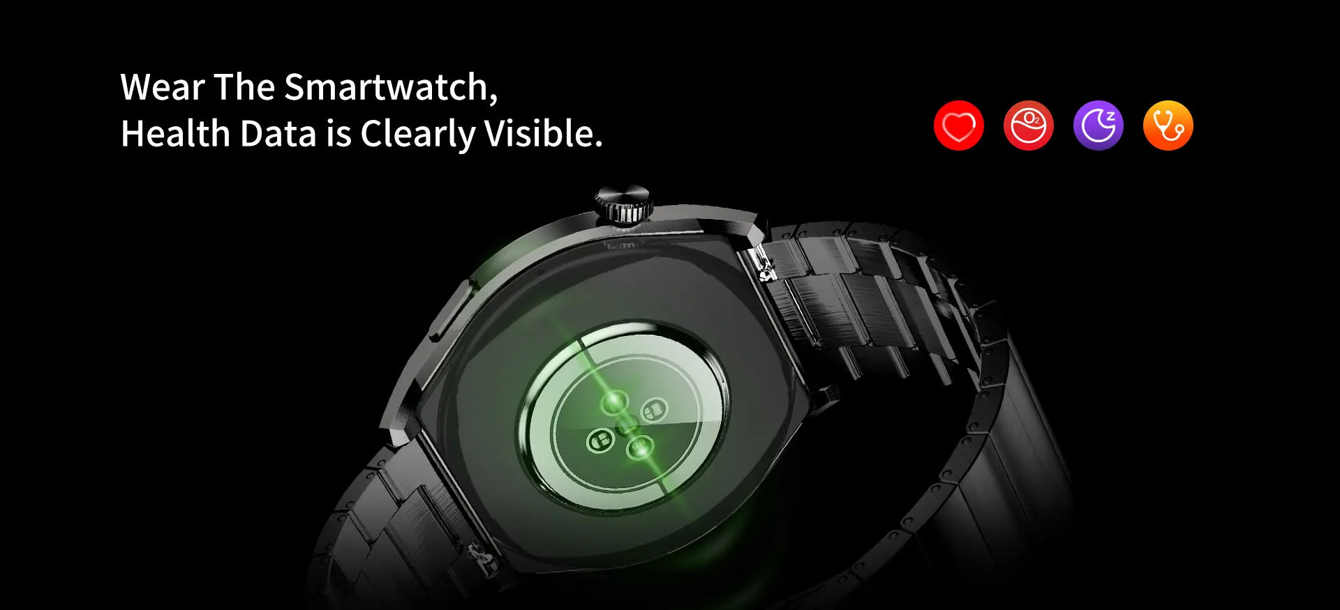 Aurafit Smartwatch NEXA 2/AM05 Bluetooth Chamada, Tela AMOLED 1.43", IP68, Monitor Cardíaco e SpO2, Bateria 300mAh metal de luxo