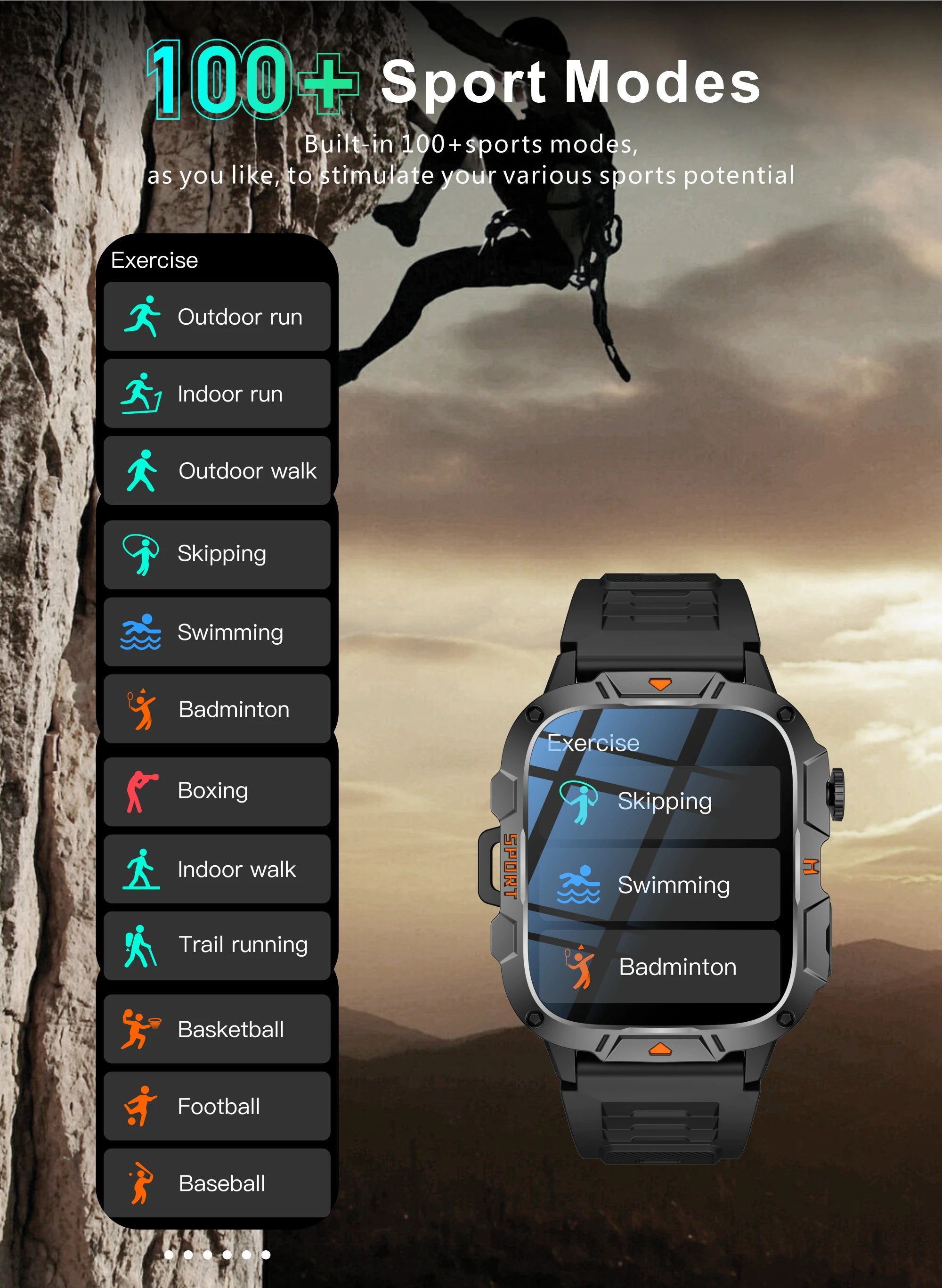 2025 For Xiaomi Original Built-in Dual-band GPS Men Smartwatch BT Call Fitness Military 5ATM IP68 Military Sport Smart Bracelet