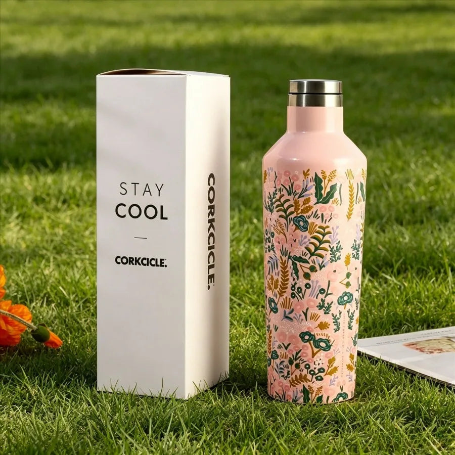 CORKCICLE 16oz/475ml Stainless Steel Insulated Water Bottle With Straw, Portable Coffee Mug Suitable for Hot & Cold Drinks, Fitn