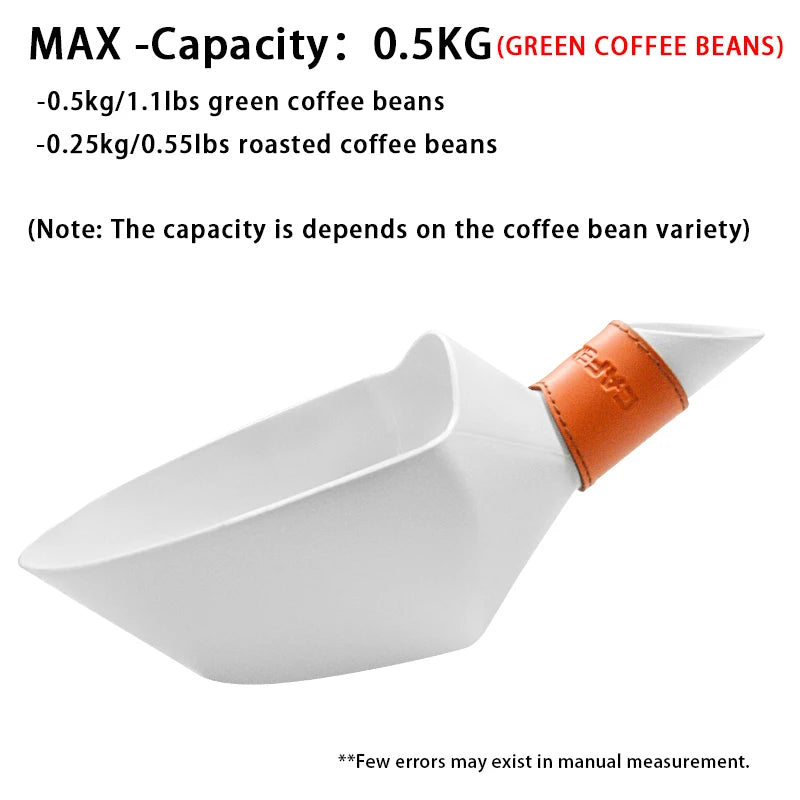 CAFEMASY Kitchen Accessories Large Container Shovel For Coffee Bean Flour Ice Cubes Capacity Measuring Tool Scoops 500g 1kg 2kg