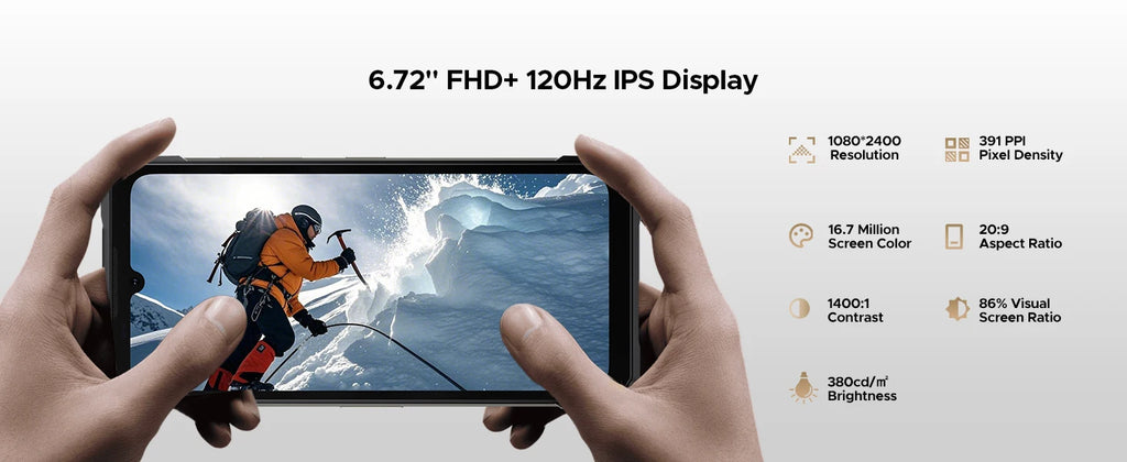DOOGEE S200 Max 5G Rugged Phone 1.32" Rear Display Dual light Flashlight 16GB 512GB 22000mAh  6.72'' 120Hz Screen Smartphone NFC