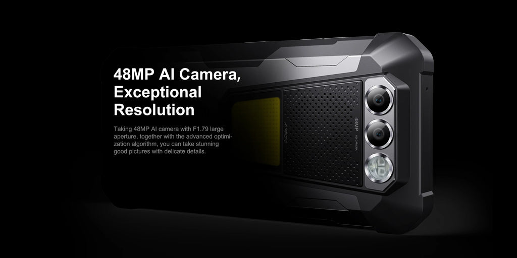 FOSSIBOT F106 PRO MTK G85 4G Android 14 15GB(8+7GB Extended) 256GB ROM Rugged Smartphone 12000mAh Battery 48MP Camera NFC