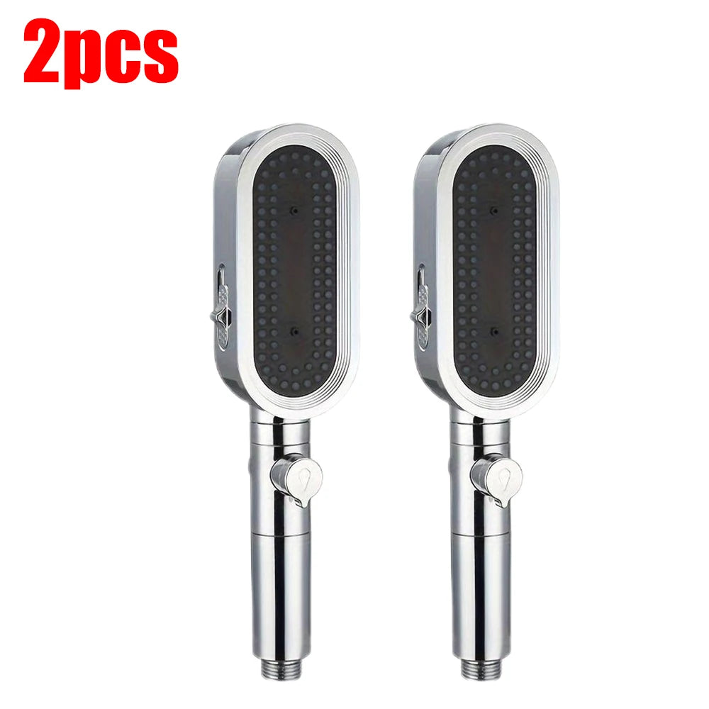 3 Modes Powerful Shower Head Anti-clogging and Easy To Clean Anti Anti-limescale Shower Head Handheld Flexible Bath  Shower Head