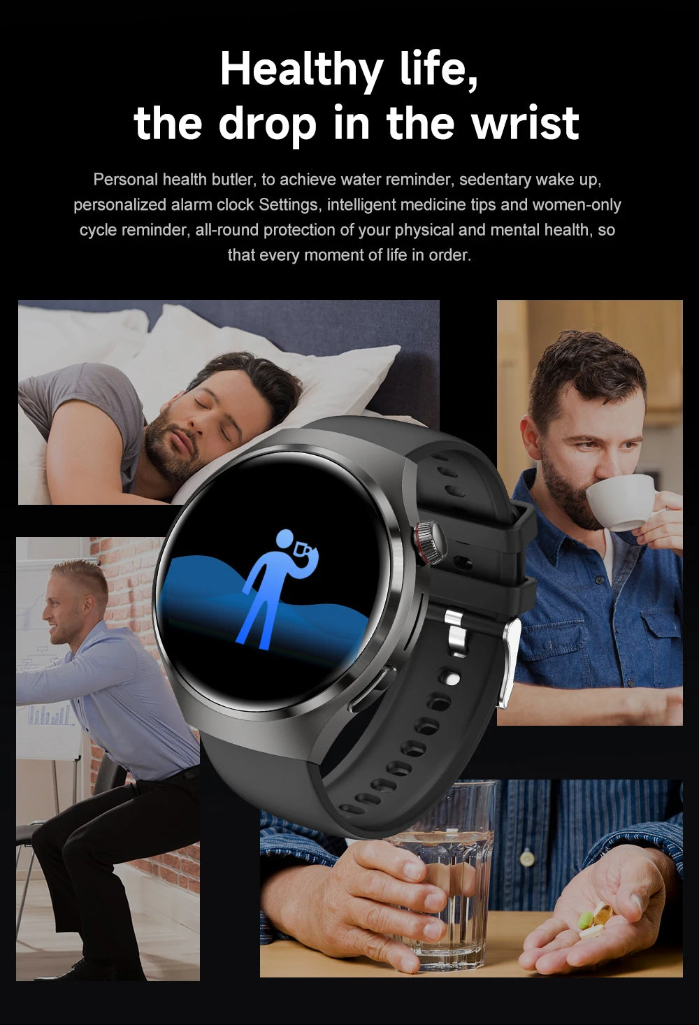 GEJIAN 2025 New TWS 2-in-1 Bluetooth Earphones Smart Watch Heart Rate Monitoring NFC BT call GPS Sports Trajectory Smartwatches