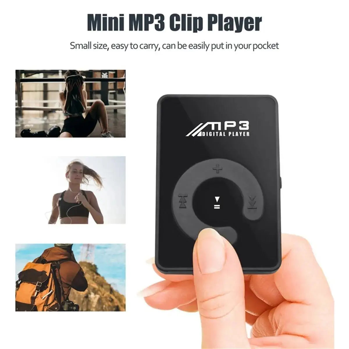 Portable MP3 Player Bluetooth 5.0 Music Stereo Speaker Mini MP4 Video Playback FM Radio Recording For Walkman Support SD TF Card