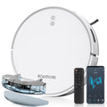 Robot Vacuum Cleaner Combo Mop,6000PA Suction Robotic,WiFi/Voice Control,Auto-Recharge,Pet Hair For Home Vacuum Cleaning Robotic