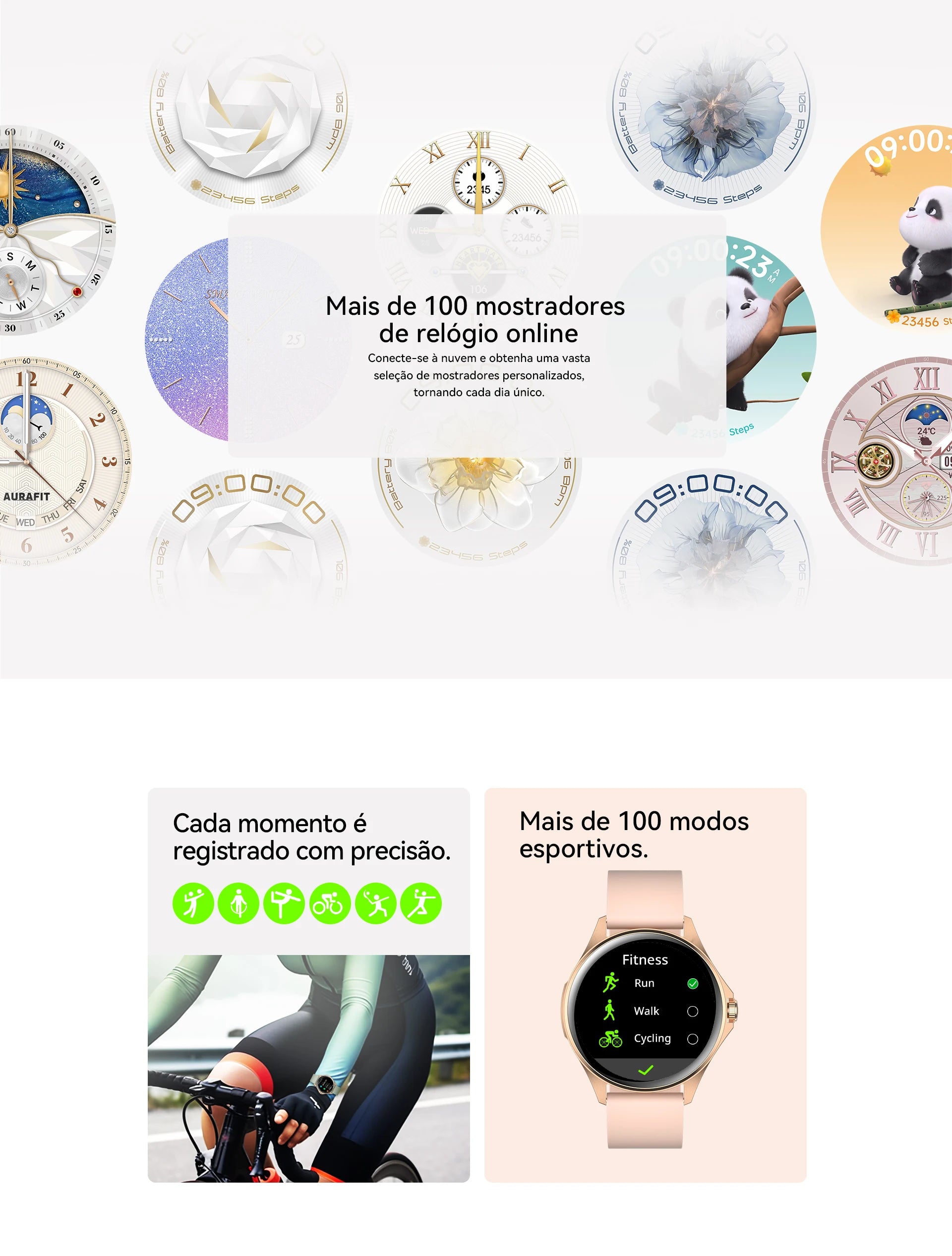 Free Envío Mujeres Señora Regalo Deporte Fitness Reloj Heart Frecuencia Monitor Waterproof Smart