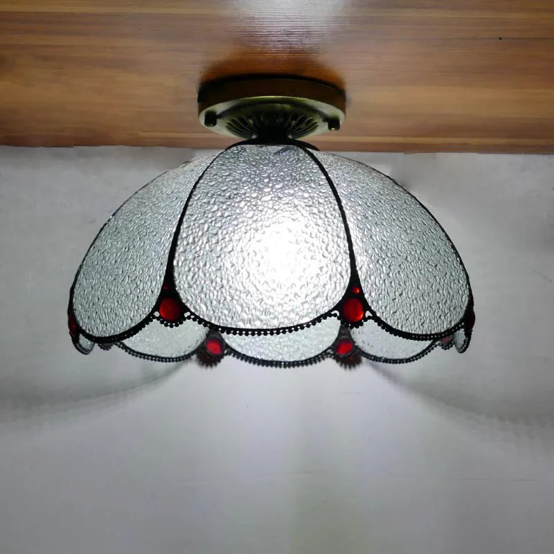 Tiffany Small Living Room Warm Bedroom Ceiling Lamp Modern Simple Living Room Lamps Creative Color Dining Room Lights