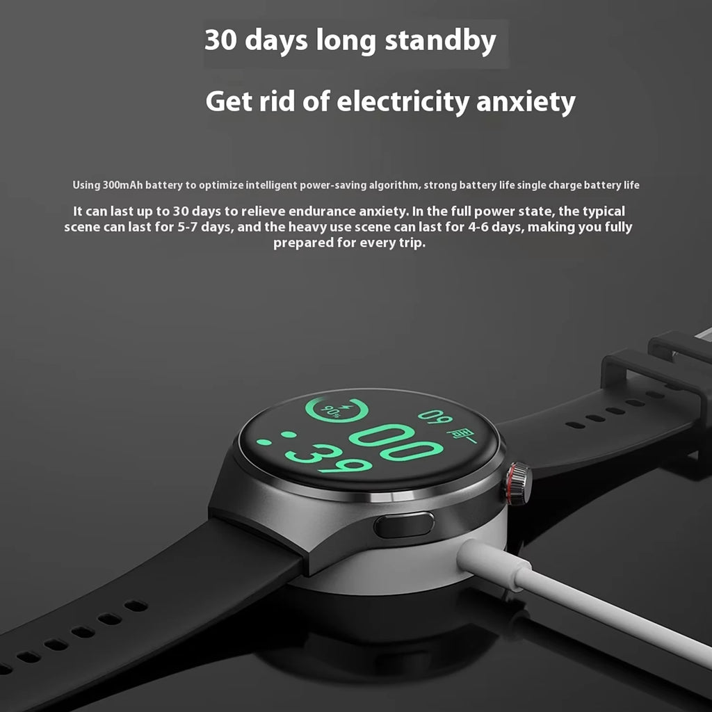 2025 New Bluetooth Call Smart Watch Men For Xiaomi IP68 Waterproof GPS Sports  AMOLED HD Large Screen Heart Rate NFC Watch Gift