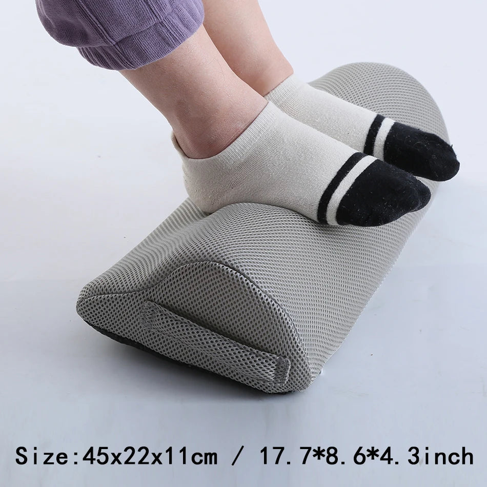 Office Leg Pillow Relax Leg Muscles Ergonomic Memory Foam Footrest Pillow for Leg