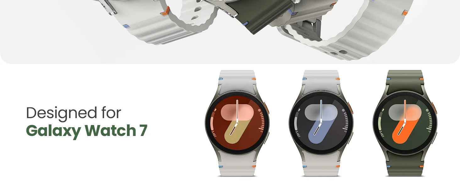 Glass+Case for Samsung Galaxy Watch 7 40mm/44mm Screen Protector Tempered Glass&Hard PC Protective Bumper Cover Accessories Set