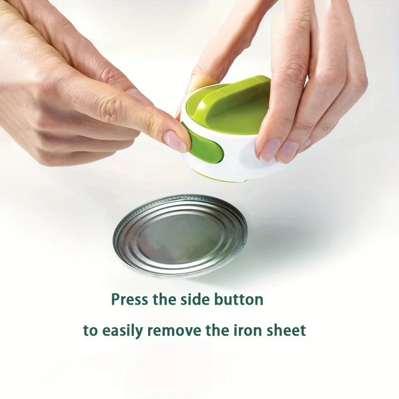 Portable Manual Can Opener Adjustable Anti Slip Kitchen Gadgets Easy Twist Release Open Jar Small Tools