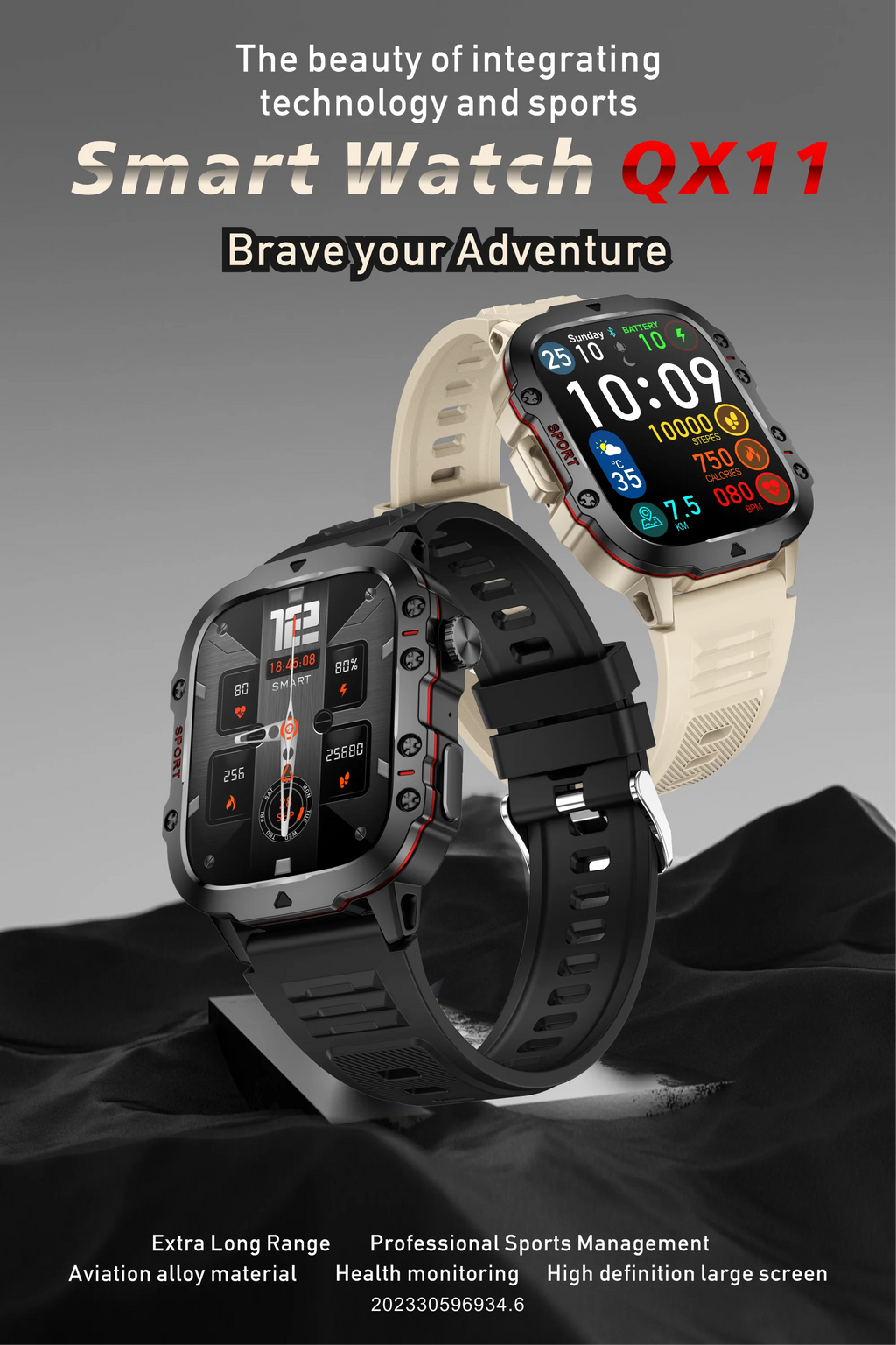 Military GPS Tracker SmartWatch Men 5ATM Outdoor Sports Fitness Tracker Health Monitor 1.96 BT Call Smartwatch For IOS Android