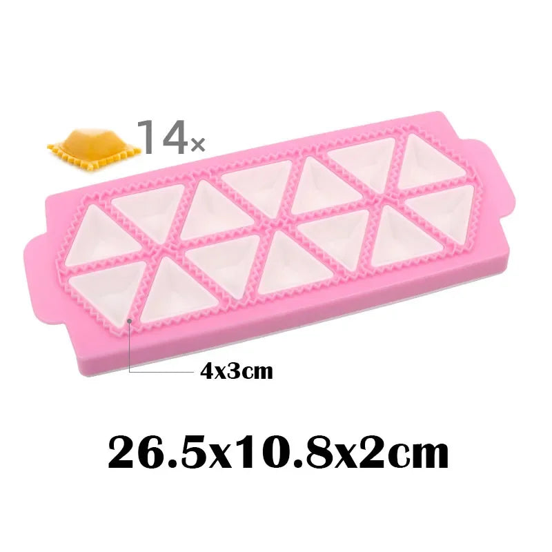 Kitchen Tools 10 with Tortellini Molds Ravioli Cutter Aluminum Shape Dumplings Mould Dough Press DIY Tools for Making Pastry