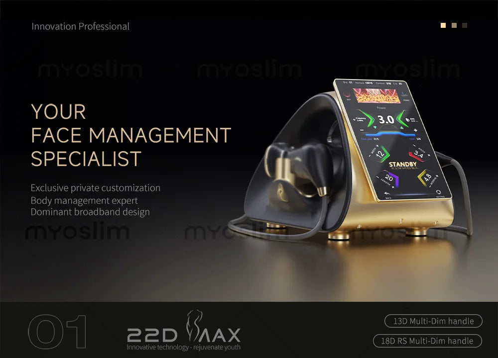 Professional 22D MAX HIFU Beauty Equipment Machine for Facial Tightening Slimming And Fat Reduction Latest Model