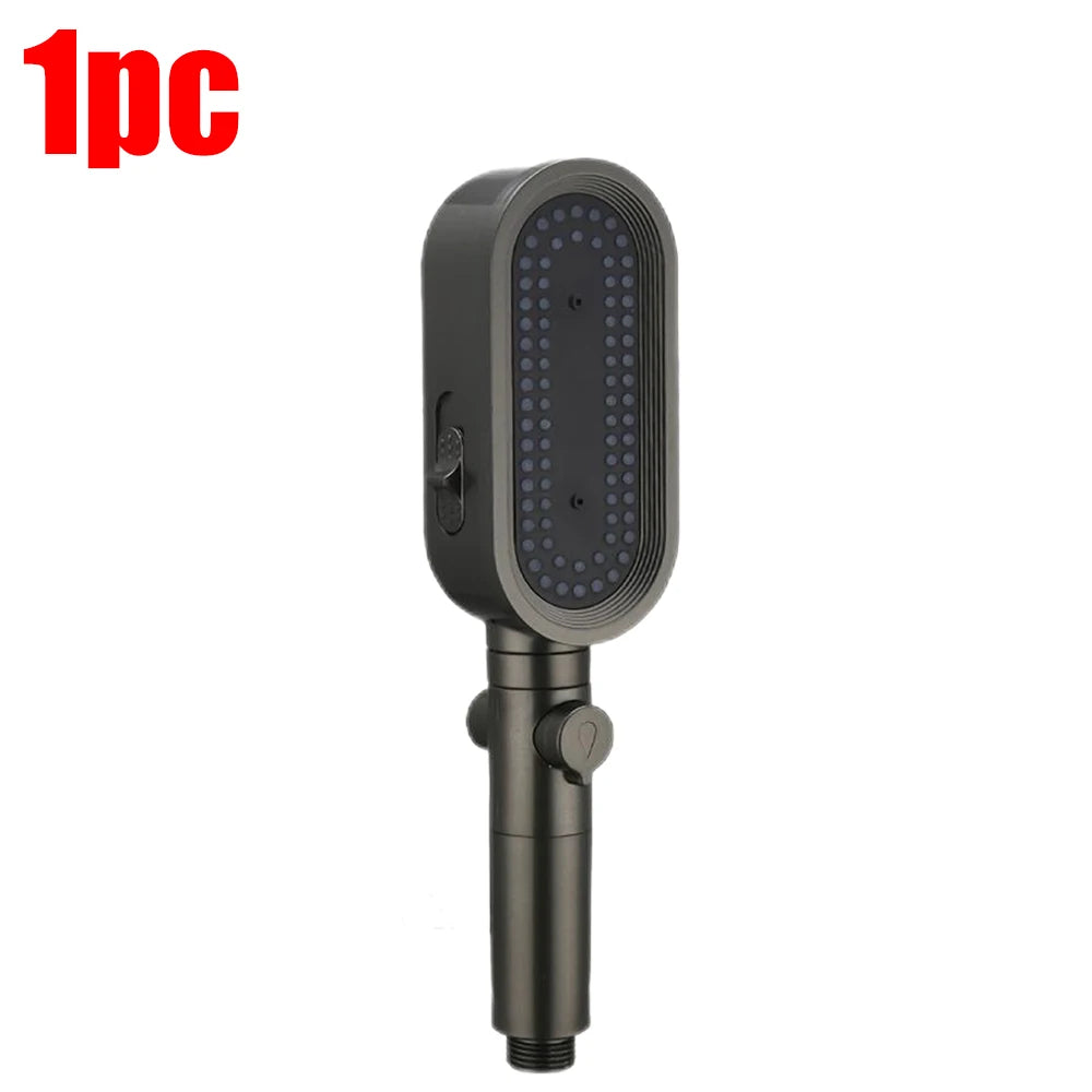 3 Modes Powerful Shower Head Anti-clogging and Easy To Clean Anti Anti-limescale Shower Head Handheld Flexible Bath  Shower Head