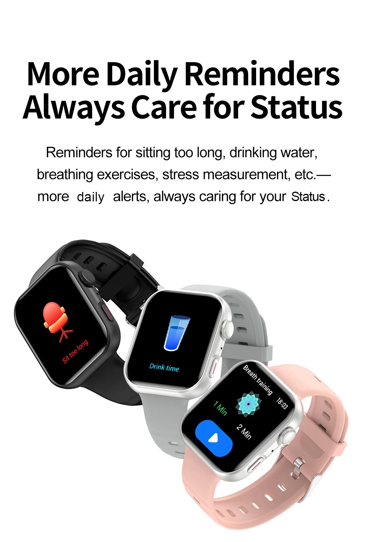 LIGE 1.83" HD Screen Smart Watch For Man Women Bluetooth Call Sports Fitness Heart Rate Blood Oxygen Monitor Men Smartwatch 2026