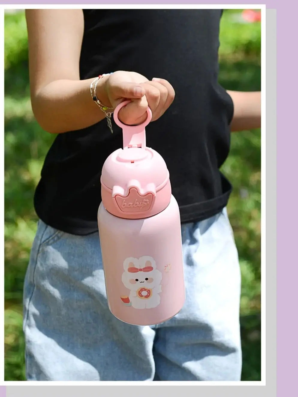500ml Unicorn Kids Thermos Bottle Cute Children's Thermal Water Bottle Stainless Steel Thermos Mug For Student Water Cup