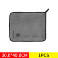 Car Emblem Wash Microfiber Towel Cotton Cleaning Drying Rag Cloth For Peugeot 3008 408 5008 508 107 208 2022 607 2008 Accessorie