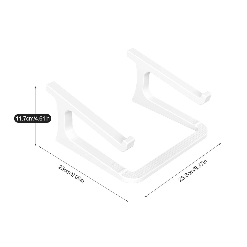 Ergonomic laptop stand with keyboard stand - portable desktop lift, suitable for MacBook, PC, tablet - sturdy