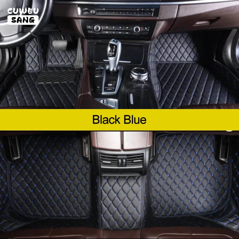 CUWEUSANG Custom Car Floor Mats For Peugeot 301 Auto Carpets Foot Coche Accessorie