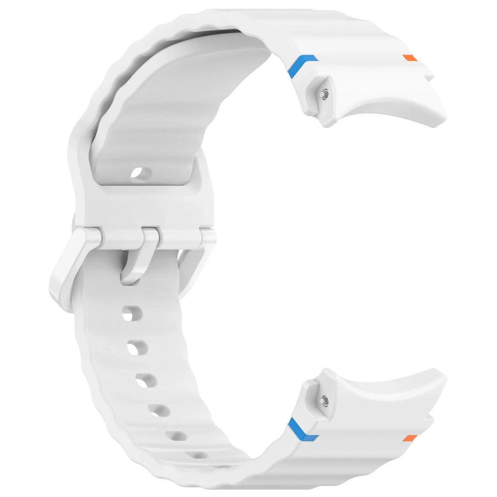 1:1 Official Silicone Strap For Samsung Galaxy Watch 7/FE/6/5/4 44mm40mm 5 Pro Bracelet Watch 6/4 Classic 47/43mm 46/42mm Correa