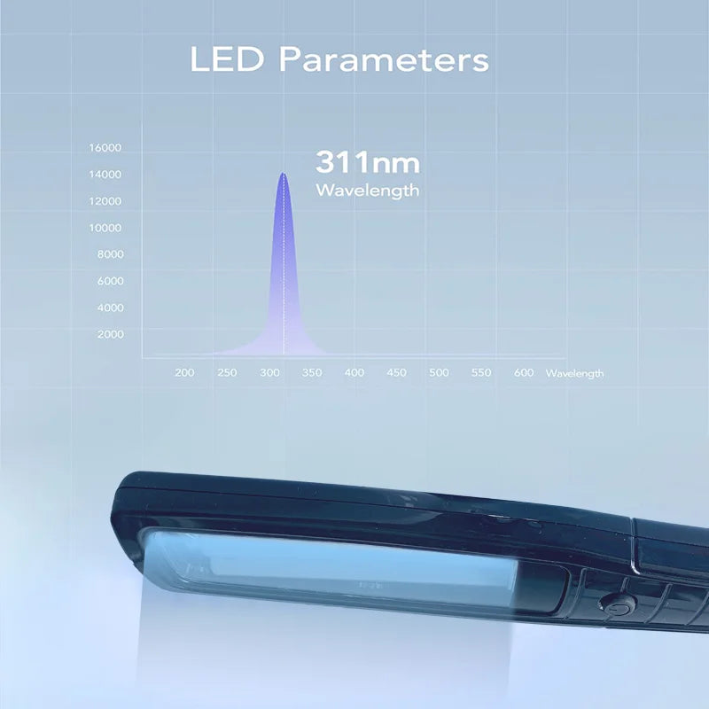 uvb 311nm lamp Psoriasis Vitiligo White Spots Skin Disease Therapy Lamp 311nm Ultraviolet Phototherapy Instrument use UVB  Lamp