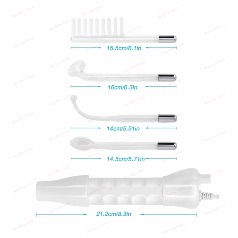 Portable Electrical High Frequency Facial Beauty Machine for Acne Treatment Skin Tightening and Detox