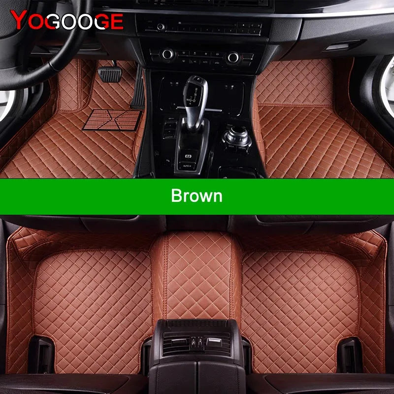 YOGOOGE Custom Car Floor Mats For Fiat Freemont Auto Carpets Foot Coche Accessorie