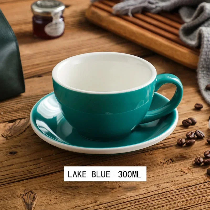 300ml Ceramic Breakfast Milk Cup American Coffee mug Set Afternoon Tea Cups Ceramic Water Cup tea mug coffee cup