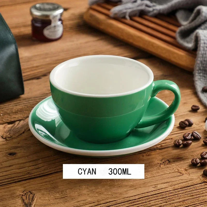 300ml Ceramic Breakfast Milk Cup American Coffee mug Set Afternoon Tea Cups Ceramic Water Cup tea mug coffee cup