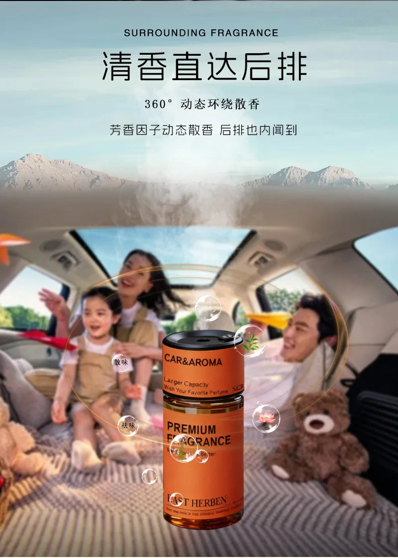 AI Intelligent Sensing Car Fragrance Diffuser USB Powered Atomizer Essential Oil Diffuser with Spraying Home Fragrance Fresh Air