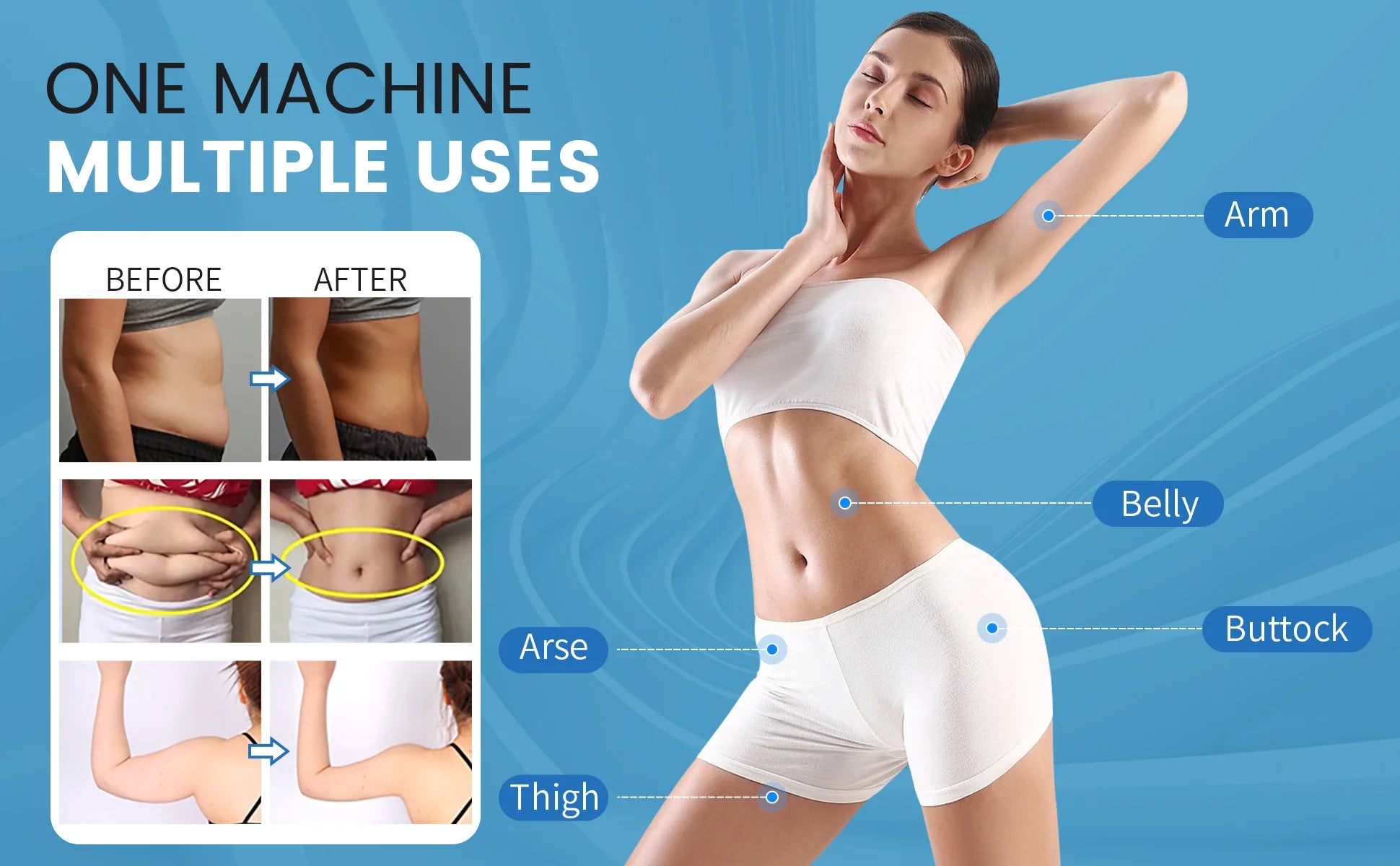 Myoslim 6500W 15T 200HZ EMS Neo RF Nova Body Sculpting Machine For Muscle Development Fat Burning Weight Loss Muscle Stimulation