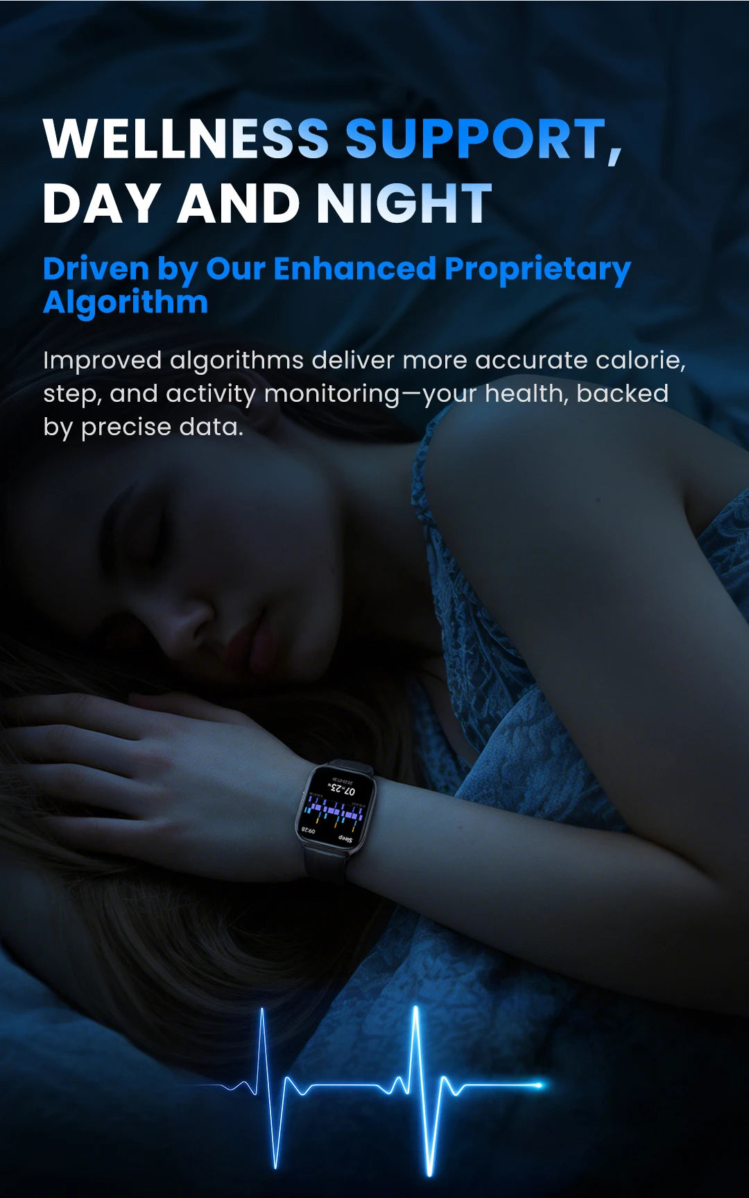 HAYLOU Watch 3 Voice Calling Smartwatch 1.85'' AMOLED Screen 24h Health Monitoring 150+ Sports Modes Smart Watch 1ATM Waterproof