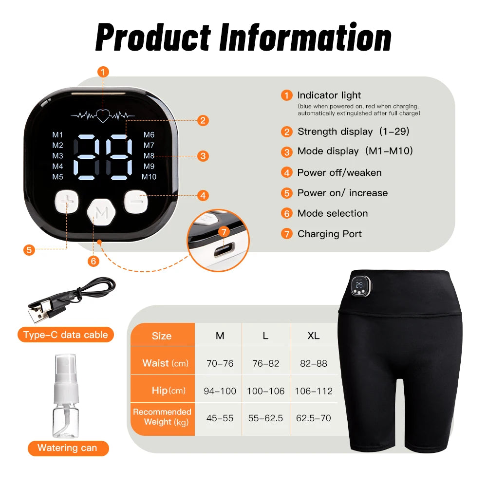 EMS Trainer Buttocks Shaping Fitness Yoga Buttocks Massager Muscle Stimulator Hip Lifting Massager Tightening Butt Up Massager