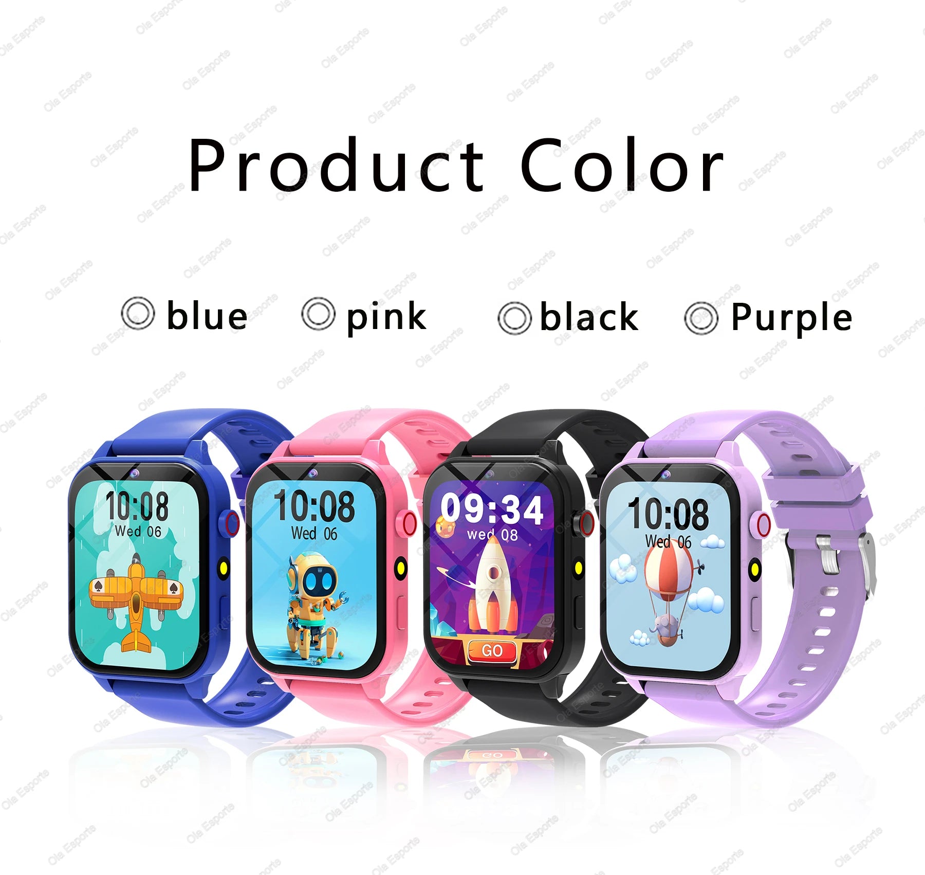 100+ Game SmartWatch Kid Child HD Screen Lighting Music Smart Watch Boy Girl Gift Children Smartwatch For IOS Android 2025 New