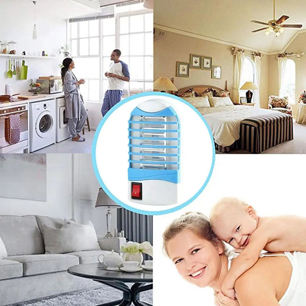 LED Socket Mosquito Killer Lamp US Plug Electric Mosquito Fly Bug Insect Trap Killer Night Lamp For Summer Mosquito Light Lamp