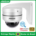 Hikvision Compatible 8MP 4K PTZ IP Camera Outdoor Dome Onvif PoE 5X Optical Zoom CCTV Audio AI Auto Tracking Surveillance Camera
